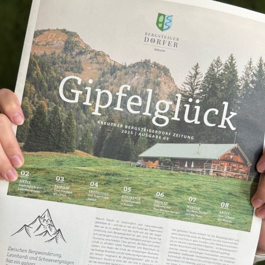 Bergsteigerdorf Zeitung, © Der Tegernsee