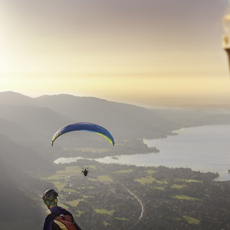 Gleitschirmfliegen, © Der Tegernsee, Dietmar Denger