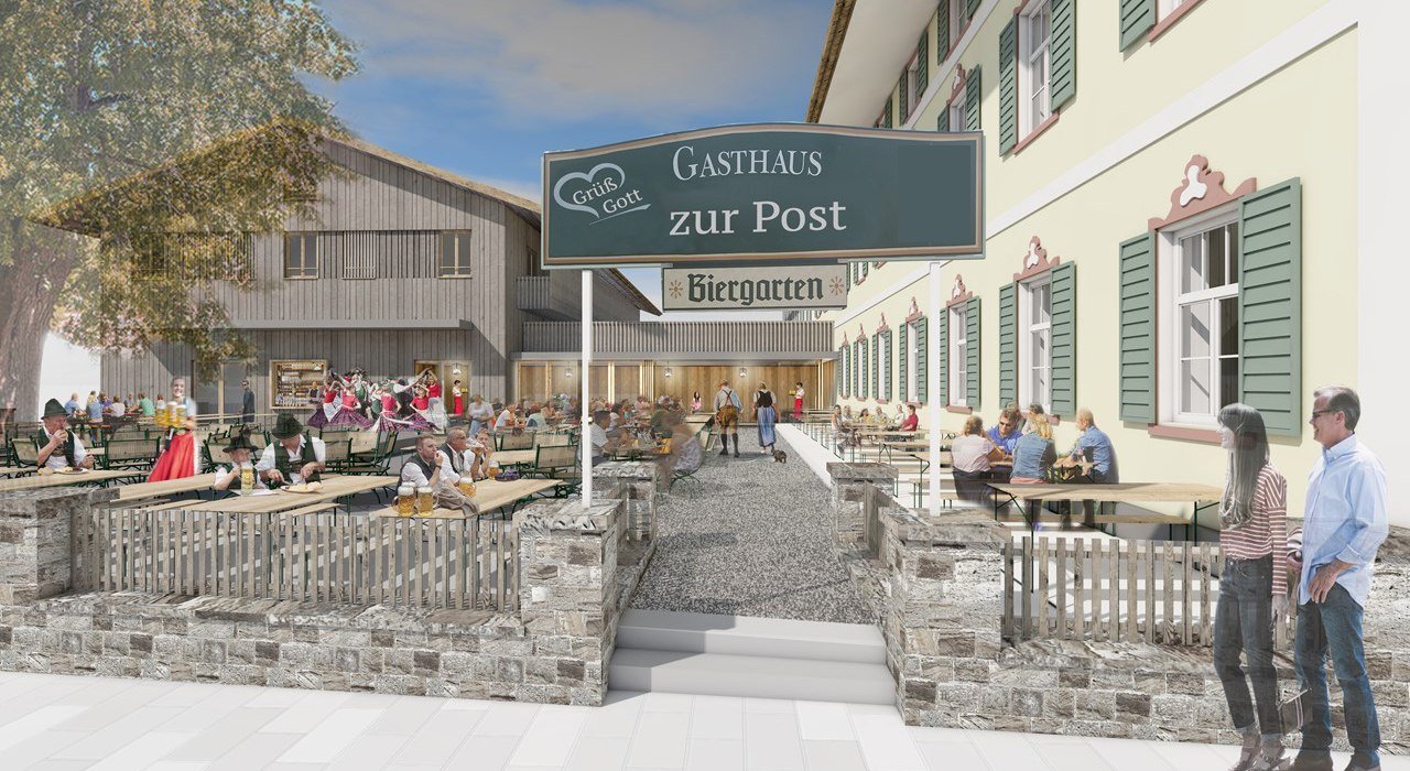 Gasthaus zur Post, Fertigstellung 2025, © Gemeinde Bad Wiessee