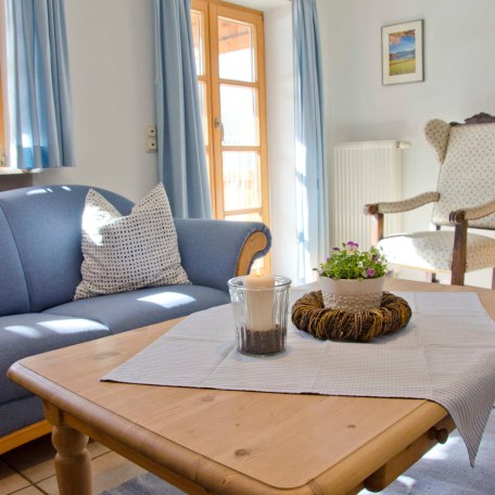 Sitzecke Wohnung Blau 1, © Miller Renate