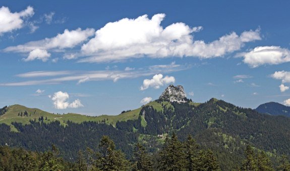 Hochalm - Blick zum Ro&szlig;- u. Buchstein, &copy; Gemeinde Kreuth