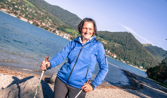 Nordic Walking Expertin Maike Strobel, &copy; Sabine Ziegler-Musiol