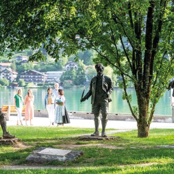 Skulpturengruppe im Kurpark Rottach-Egern, © Der Tegernsee, Thomas Plettenberg