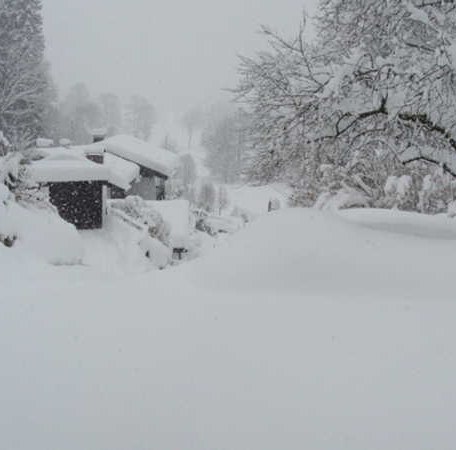 Viel Schnee im Garten, © im-web.de/ Tourist-Information Kreuth