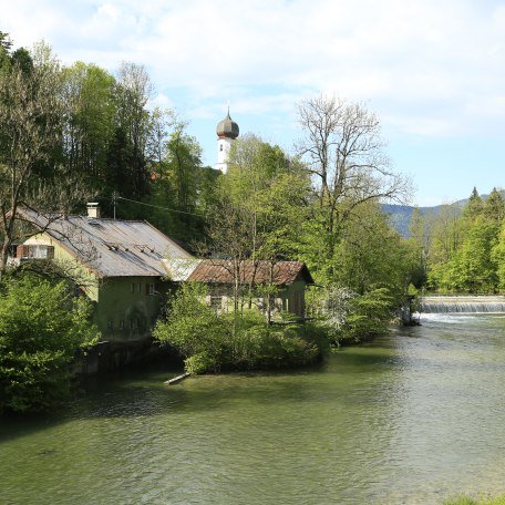 Mangfall river in Gmund , © Egbert Krupp