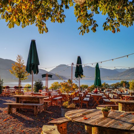 Biergarten Gut Kaltenbrunn, © Der Tegernsee, Isabelle Munstermann