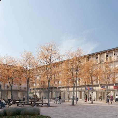 Projekt Ortsmitte, Fertigstellung 2025, &copy; Gemeinde Bad Wiessee (Auer Weber)