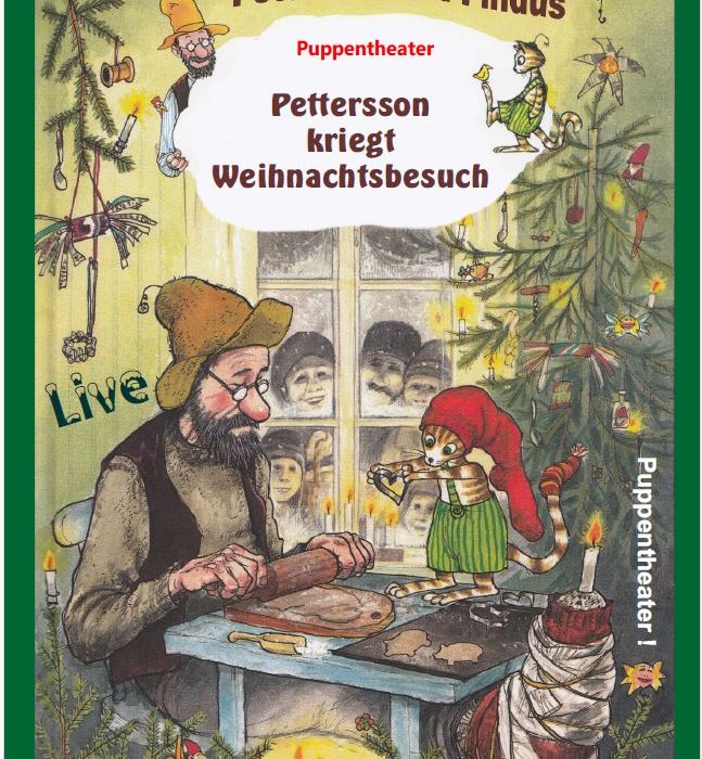 Petersson Weihnachtsbesuch, © Puppentheater Kunterbunt