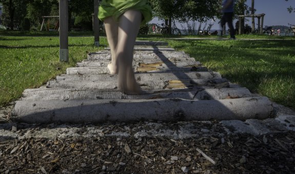 Barfußpfad in Bad Wiessee, © Dietmar Denger