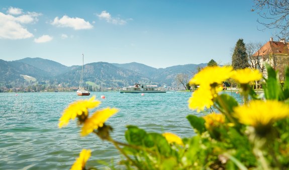 Frühling am Tegernsee, © DER TEGERNSEE Frühling am Tegernsee, © DER TEGERNSEE
