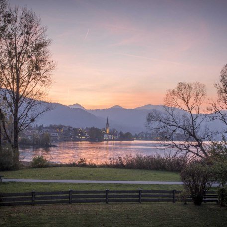 Seeblick direkt am Tegernsee, © im-web.de/ Ferienwohnungen Tegernsee