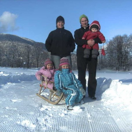 das sind wir: die Familie Kandlinger, © im-web.de/ Tourist-Information Kreuth