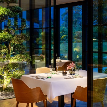 Das Gourmetrestaurant Dichter, mit 2 Michelin-Sterne ausgezeichnet, © Parkhotel Egerner Höfe - Ortwin Klipp