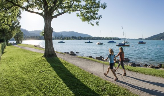 Nordic Walking entlang des Tegernsee, © Bernd Ritschel