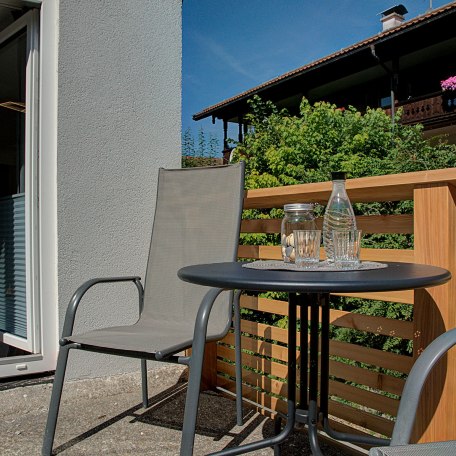 Ferienwohnung Alpenzauber - Terrasse, © GERLIND SCHIELE PHOTOGRAPHY TEGERNSEE