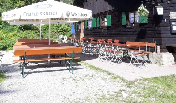 Buchsteinhütte Kreuth, © Reinhold Kiefer Buchsteinhütte Kreuth, © Reinhold Kiefer