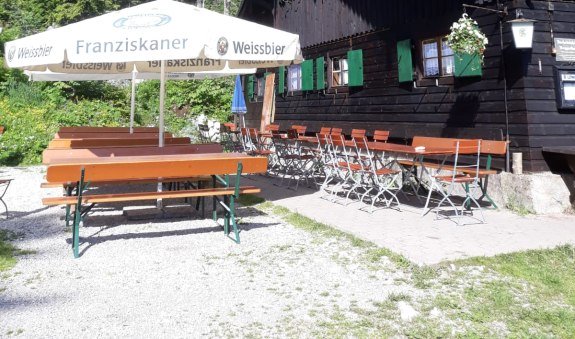 Buchsteinhütte Kreuth, © Reinhold Kiefer Buchsteinhütte Kreuth, © Reinhold Kiefer