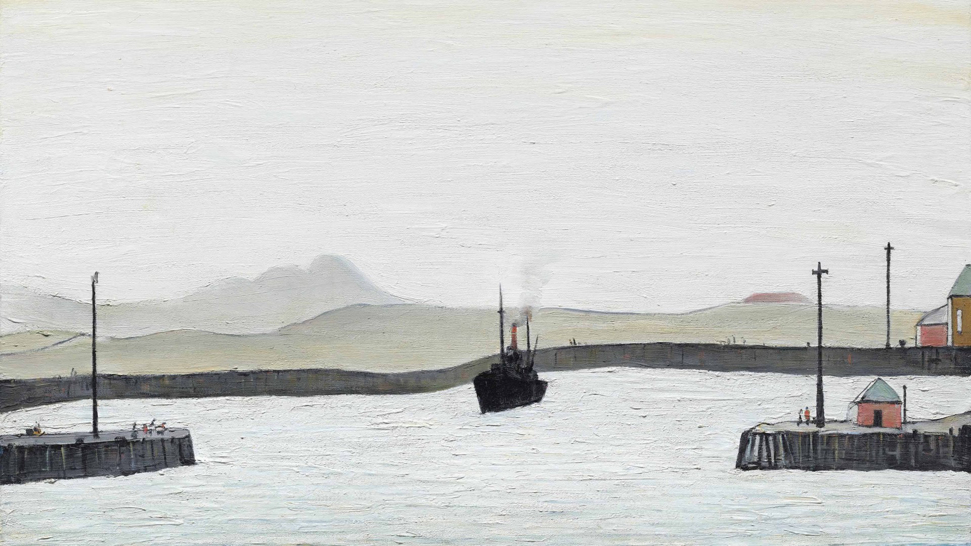 2025_Lory_Harbour Scene, © @Olaf Gulbransson Museum