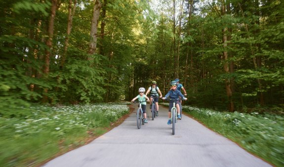 Familie im Wald, &copy; Alpenregion Tegernsee Schliersee