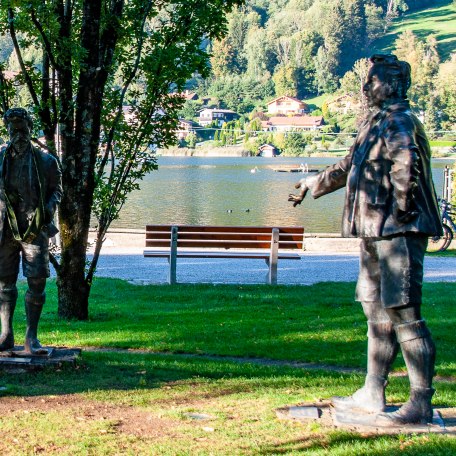 Ludwig Ganghofer Skulptur, © Der Tegernsee, Ines Wagner