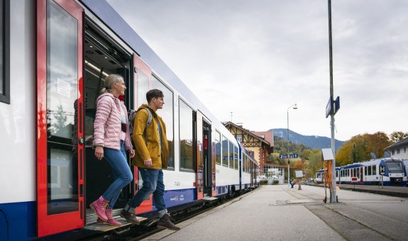 Bahn Gmund, © Der Tegernsee (Dietmar Denger) Bahn Gmund, © Der Tegernsee (Dietmar Denger)