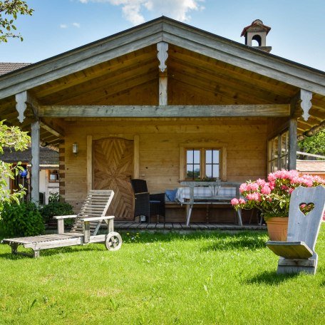 Blick auf unser Gartenhaus, © im-web.de/ Tourist-Information Bad Wiessee