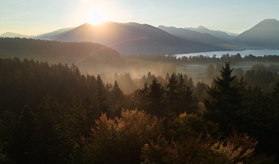 Sonnenaufgang am Tegernsee, &copy; Alpenregion Tegernsee Schliersee