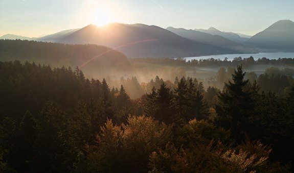 Sonnenaufgang am Tegernsee, &copy; Alpenregion Tegernsee Schliersee