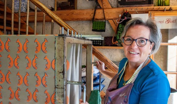 Handdruckerei Gistl, © Der Tegernsee (Sabine Ziegler-Musiol) Handdruckerei Gistl, © Der Tegernsee (Sabine Ziegler-Musiol)