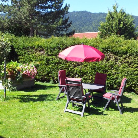 Ferienwohnung Haulle Kreuth am Tegernsee  Gästegarten, © im-web.de/ Regionalentwicklung Oberland Kommunalunternehmen