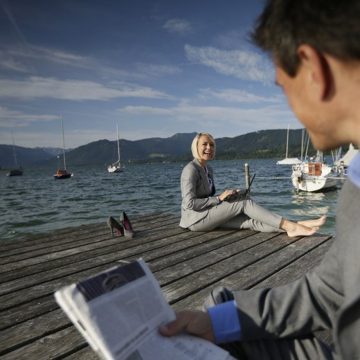 Teambuilding Maßnahmen am Tegernsee Erleben, © Bayern Tourismus Marketing, Jan Greune