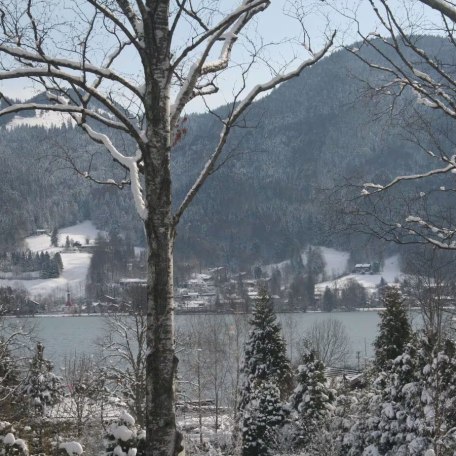 Ausblick Balkon Winter, &copy; im-web.de/ Ferienwohnungen Tegernsee