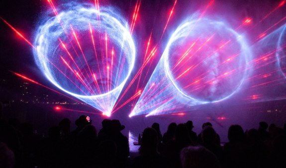 Wiessee100Lasershow, © Der Tegernsee (Sabine Ziegler-Musiol)