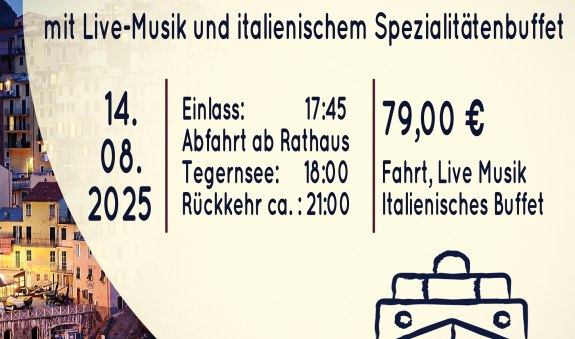 Italienische Nacht Schiff Plakat A3 _1