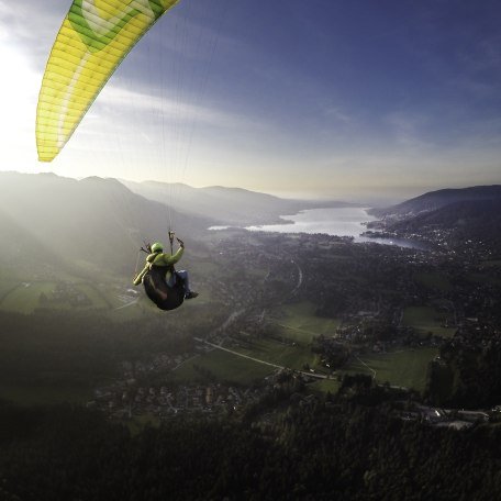 Gleitschirmfliegen, © Der Tegernsee, Dietmar Denger