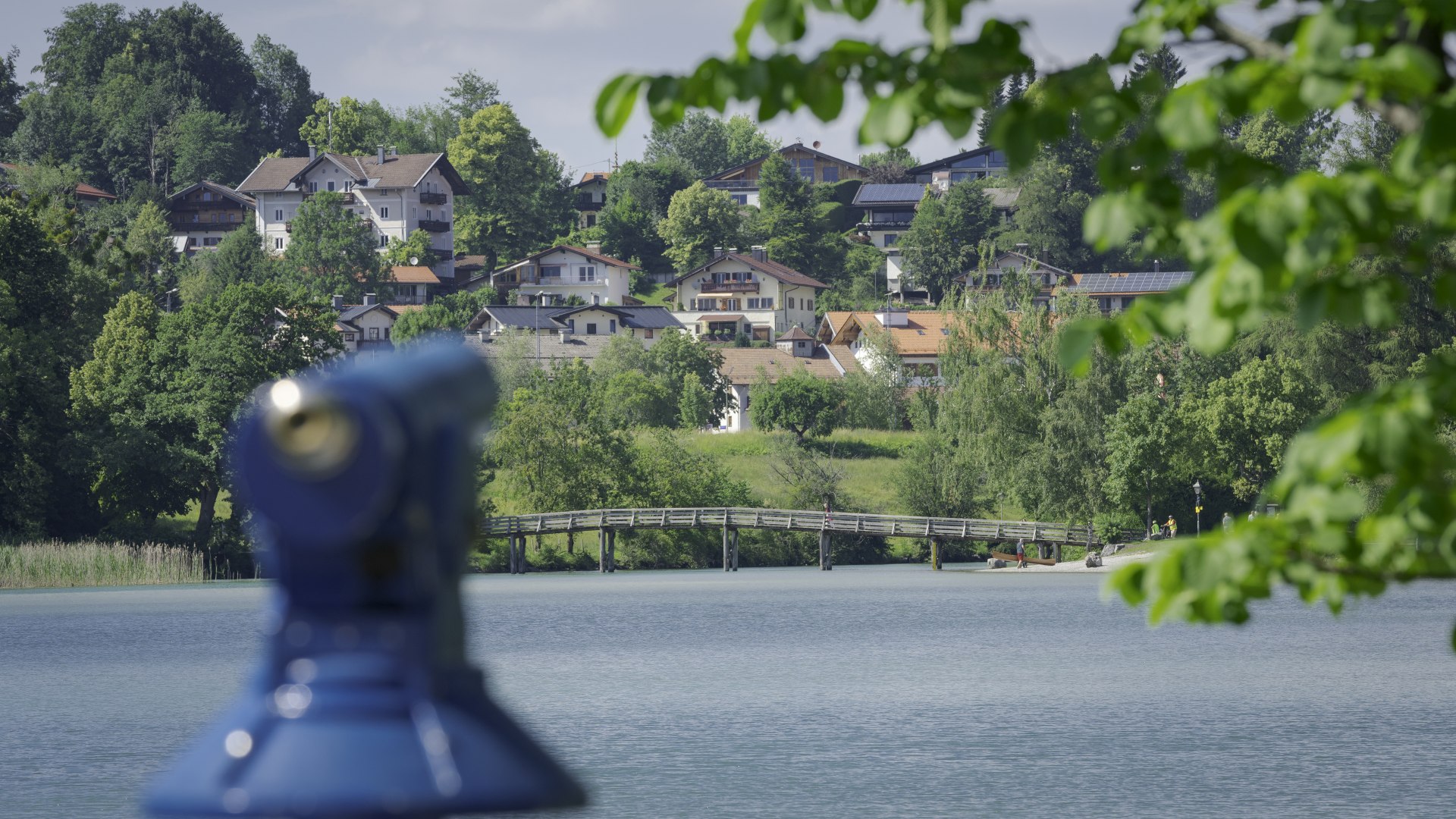 Ausblick auf Gmund über den Tegernsee, © Dietmar Denger
