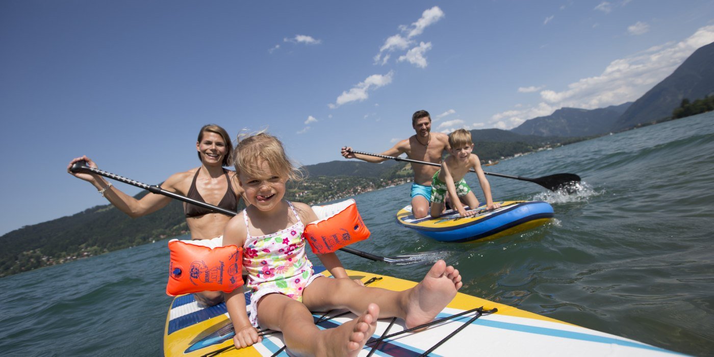 SUP Board at Tegernsee, © Hansi Heckmair 