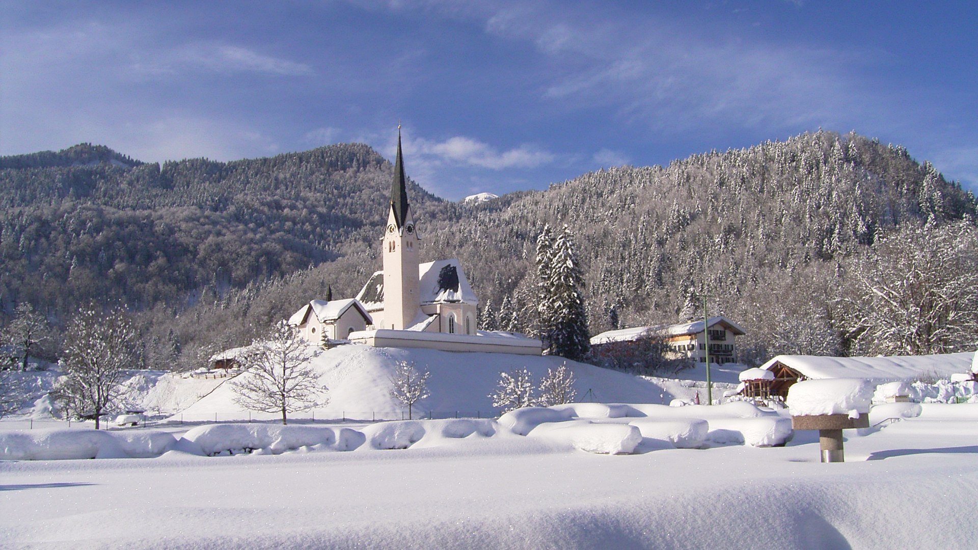 Bergsteigerdorf Kreuth im Winter, © Gemeinde Kreuth Bergsteigerdorf Kreuth im Winter, © Gemeinde Kreuth