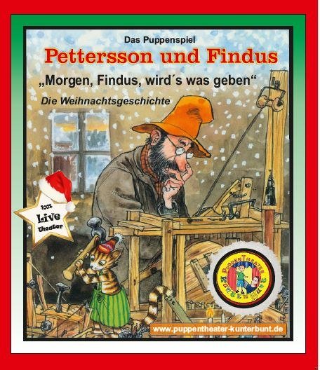 Pettersson und Findus, &copy; Puppentheater Kunterbunt