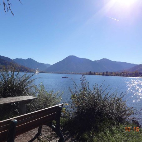 Blick über den Tegernsee, © im-web.de/ Ferienwohnungen Tegernsee