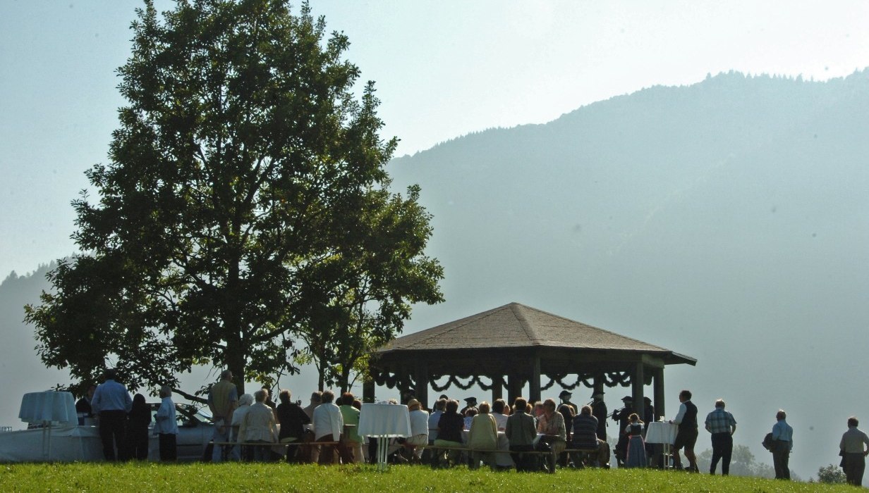 Kleines Paraplui auf der Point