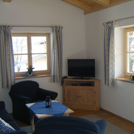 Wohnbereich mit Sitzecke Fewo Ost, © Eigenes Bild Pfatischer