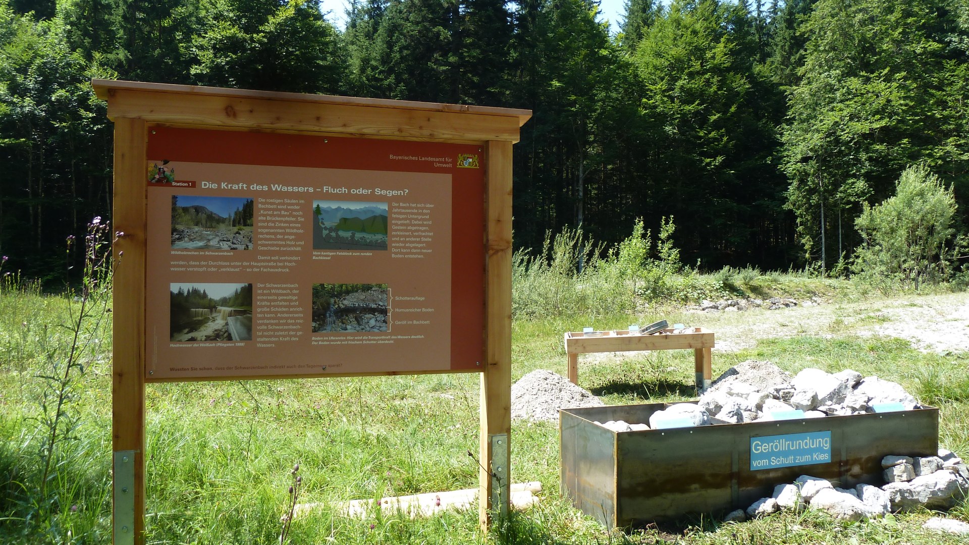 Bodenerlebnispfad Schwarzenbachtal, &copy; Landesamt f&uuml;r Umwelt