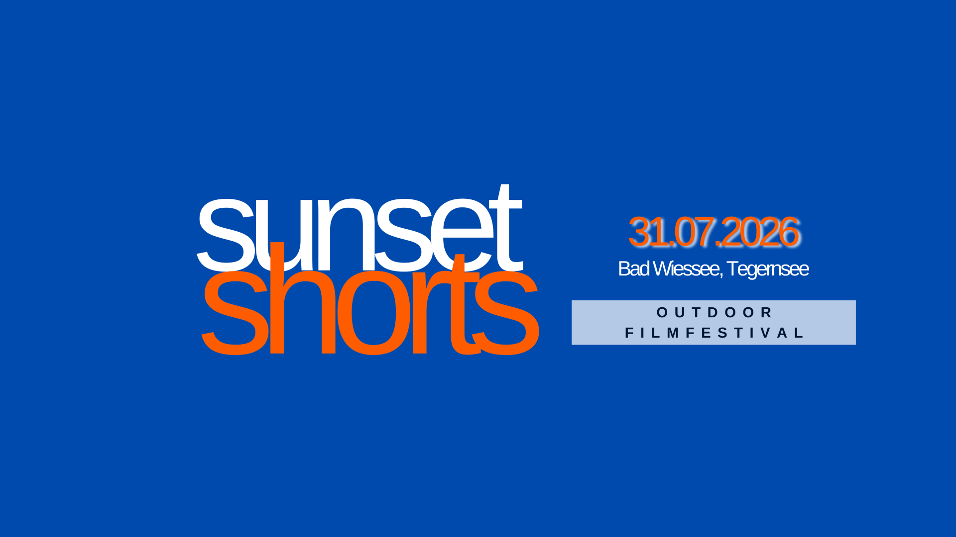BannerSunsetShorts, © Laura Jung BannerSunsetShorts, © Laura Jung