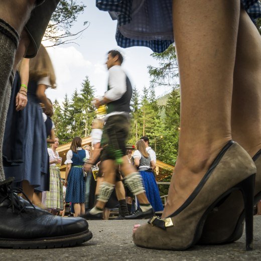 Besonderer Blickwinkel auf das Waldfest, © Der Tegernsee, Dietmar Denger