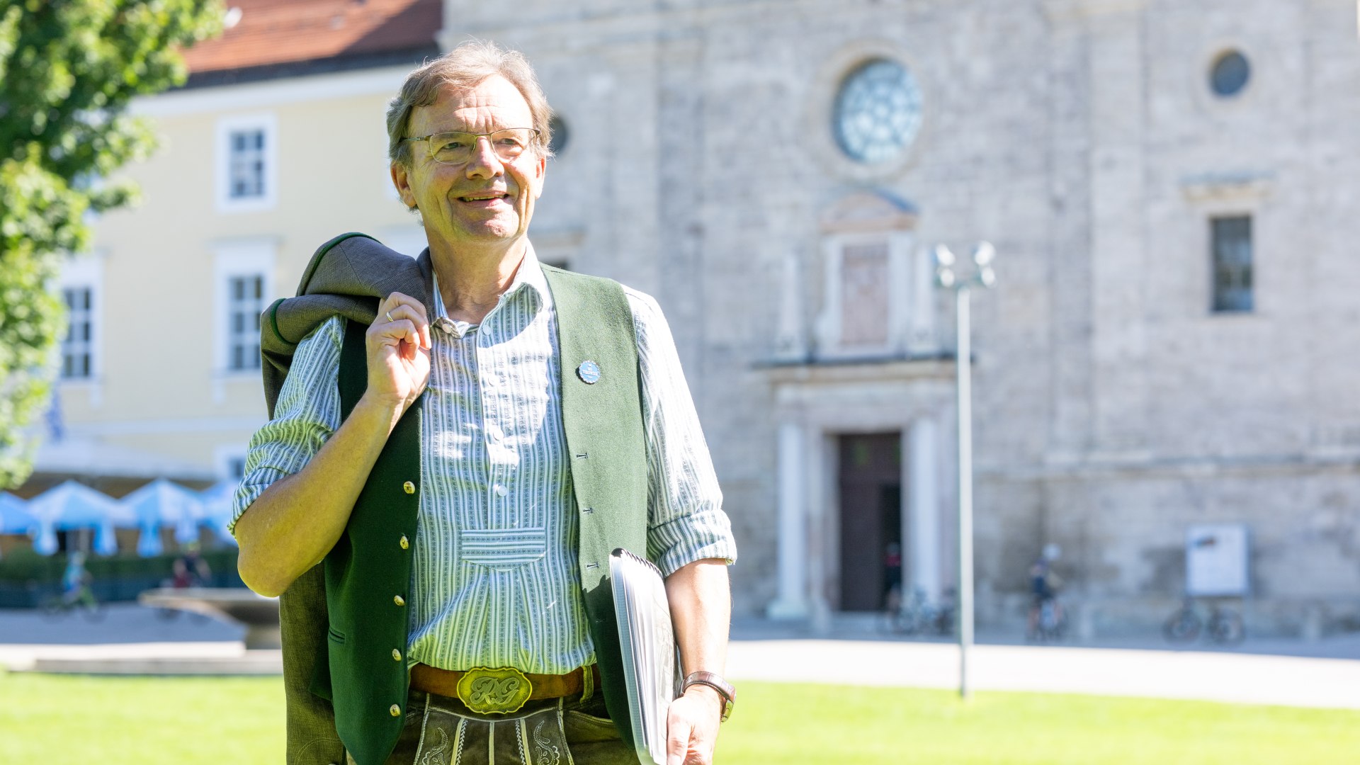 An der ehemaligen Klosterkirche startet die Tour von Rudi Gritsch