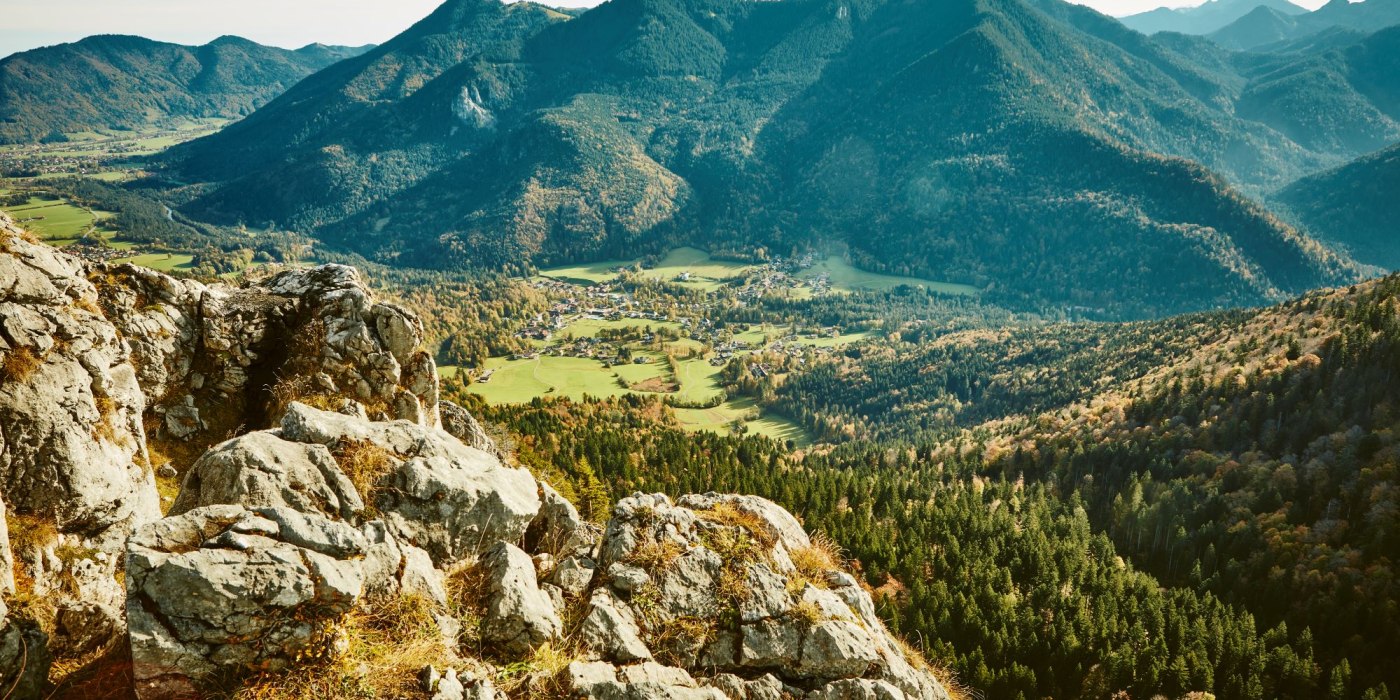 Bersteigerdorf Kreuth Landschaft Leonhardstein, © Der Tegernsee (Urs Golling)