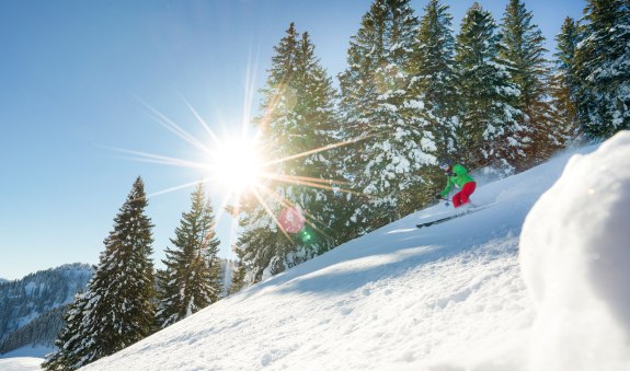 Skifahren im Skigebiet Spitzingsee, © Dietmar Denger