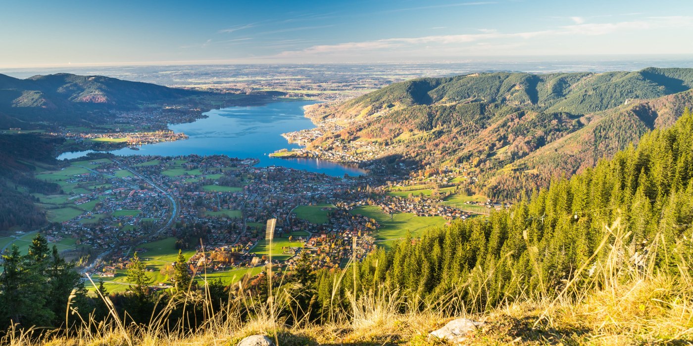 Blick vom Wallberg © DER TEGERNSEE, Dietmar Denger, © Dietmar Denger Blick vom Wallberg © DER TEGERNSEE, Dietmar Denger, © Dietmar Denger