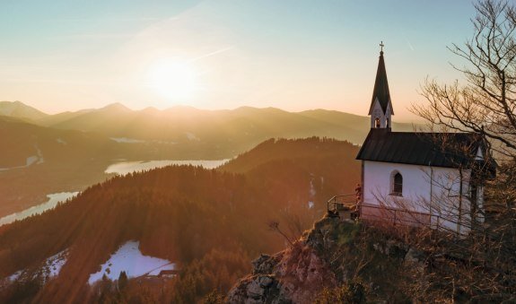Riedersteinkapelle, © Der Tegernsee, Luftbuidl Riedersteinkapelle, © Der Tegernsee, Luftbuidl